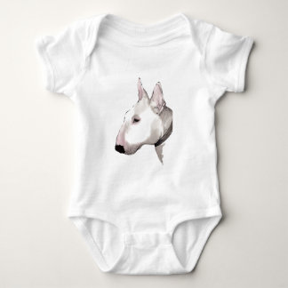 t-shirt do bebê de bull terrier do inglês