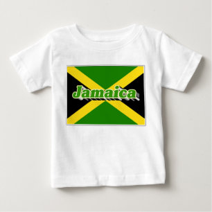 T-shirt do bebê de Jamaica