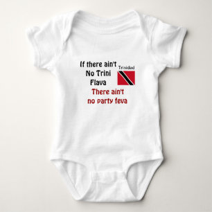 T-shirt do bebê de Trinidad