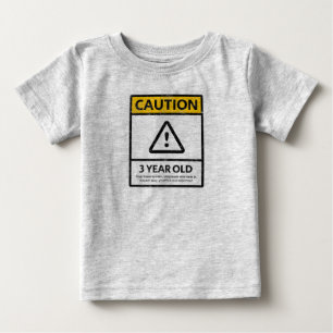 T-shirt do bebê do aniversário de 3 anos da