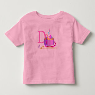 T-shirt do bebê do cilindro