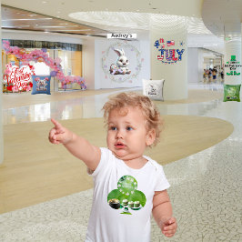 T-Shirt do bebê do Dia de São Patrício