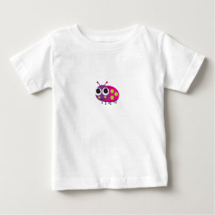 T-shirt do bebê do joaninha