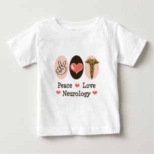 T-shirt do bebê do neurologista da neurologia do