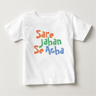 T-shirt do bebê do perito em software Acha Desi d