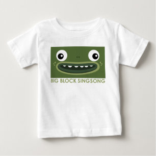 T-shirt do bebê do sapo de BBSS