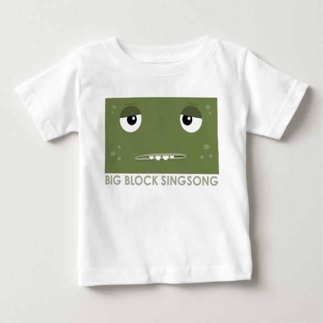 T-shirt do bebê do Slug de BBSS (Frente)