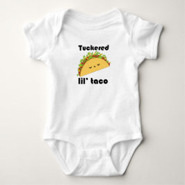 T-shirt do bebê do Taco de Tuckered Lil'