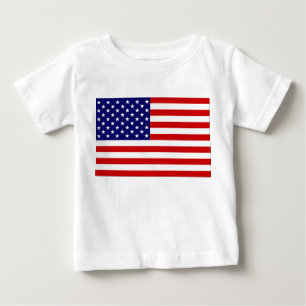 T-shirt do bebê dos EUA