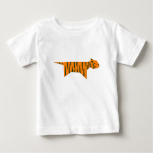 T-shirt do bebê Origami Tiger