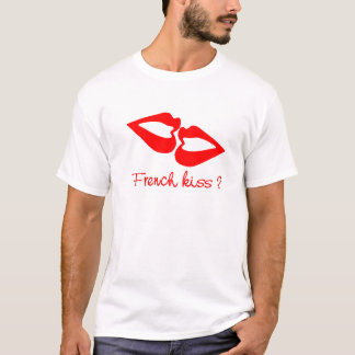 T-shirt do beijo do francês