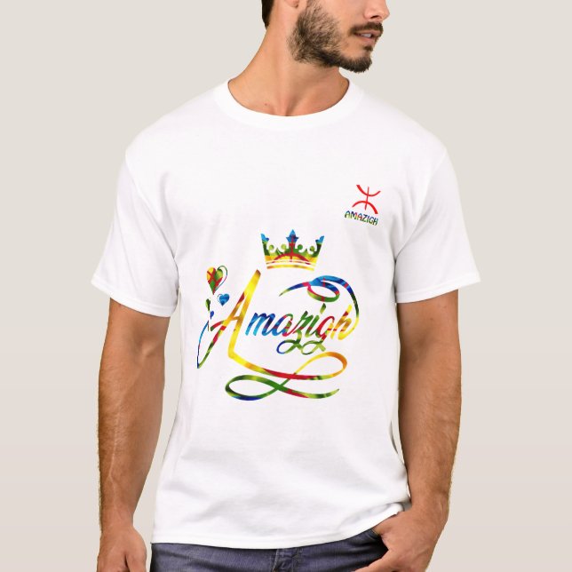 t-shirt do berber do amazigh do bnerber do salim (Frente)