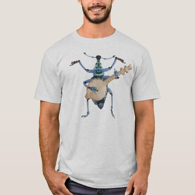 T-shirt do besouro do banjo (Frente)