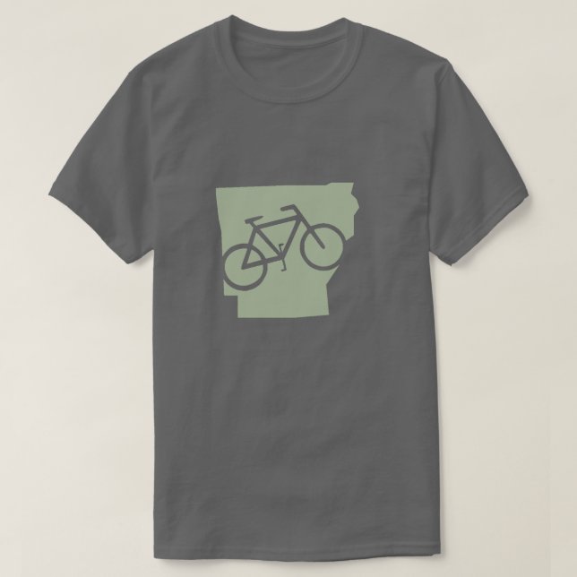 t-shirt do Bicycle Arkansas (Frente do Design)
