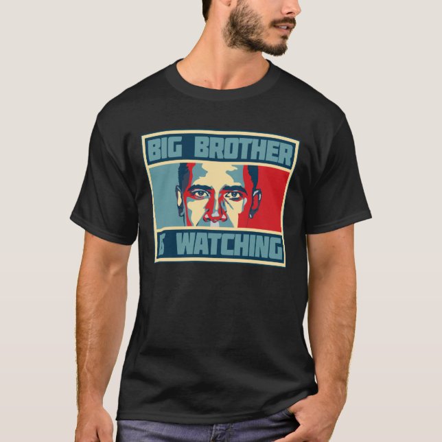 T-shirt do big brother de Obama (Frente)
