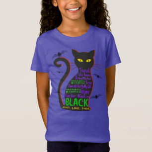 T-shirt do Black Cat Spell Kid