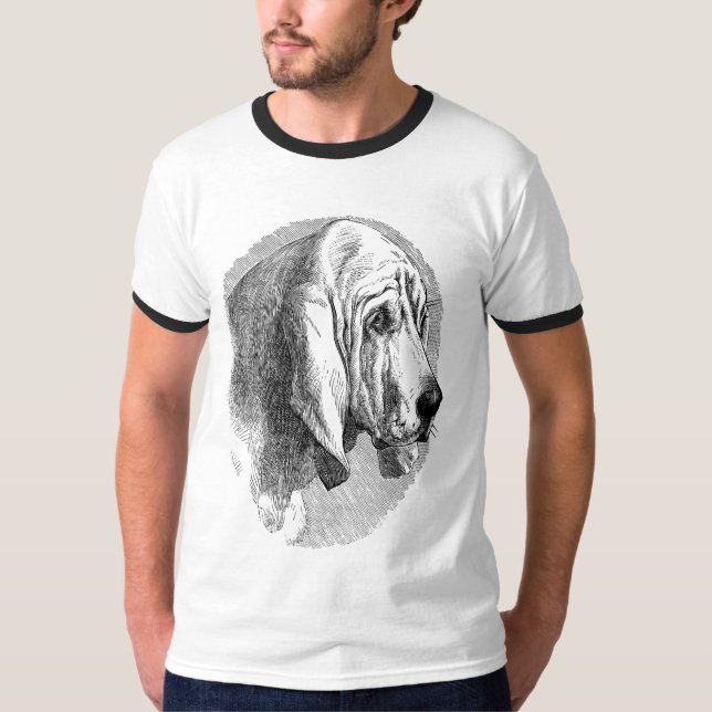 T-shirt do Bloodhound (Frente)