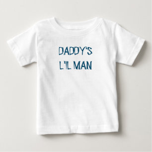 T-shirt Do "Bodysuit do algodão do HOMEM do L'IL PAI" do