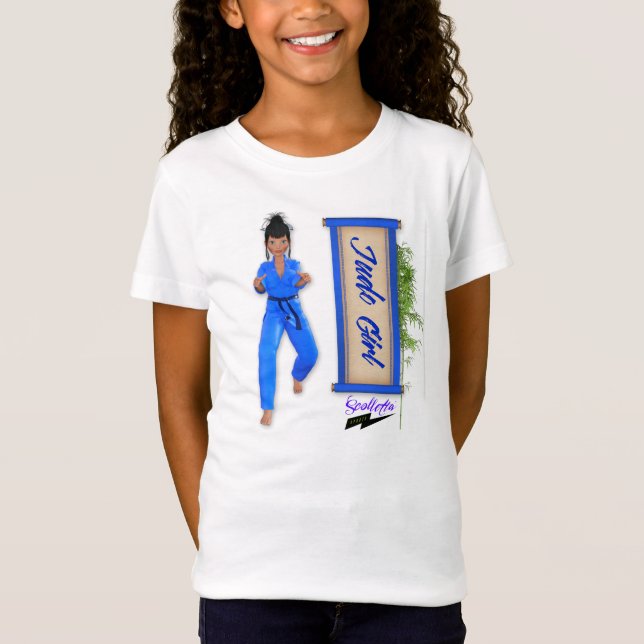 T-shirt Do "boneca T da menina judo" de Scolletta (Frente)