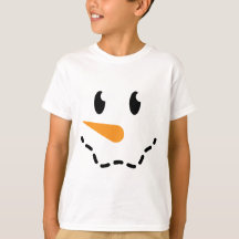 T-shirt do boneco de neve do menino (design 2)