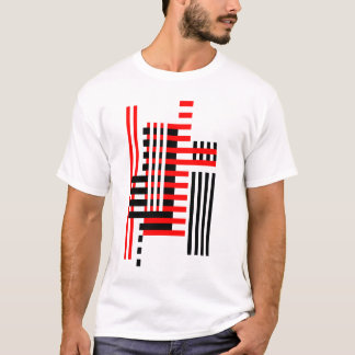T-shirt do branco da coleção do Bauhaus