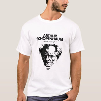 T-shirt do branco de Arthur Schopenhauer