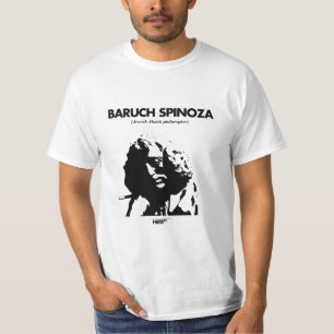 T-shirt do branco de Baruch Spinoza