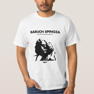T-shirt do branco de Baruch Spinoza