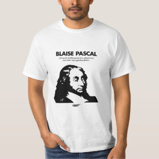 T-shirt do branco de Blaise Pascal