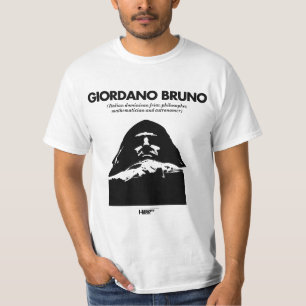 T-shirt do branco de Giordano Bruno