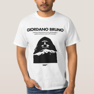 T-shirt do branco de Giordano Bruno