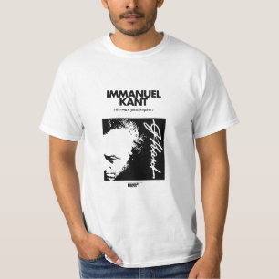 T-shirt do branco de Immanuel Kant