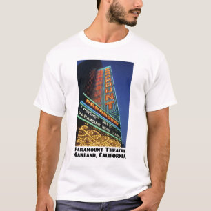 T-shirt do branco de Paramount, Oakland