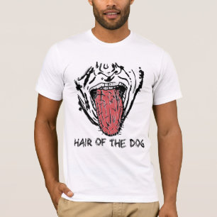 T-shirt do cabelo da língua