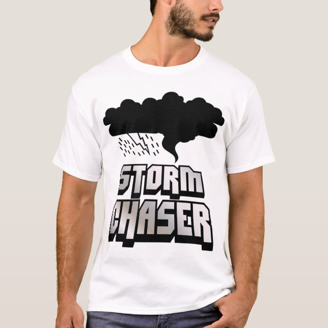 T-shirt do caçador da tempestade (Frente)