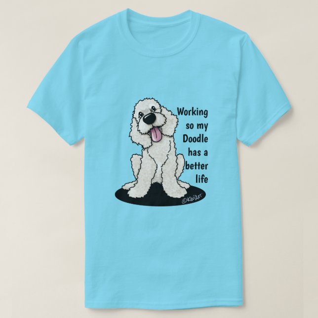 T-Shirt do Cachorro KiniArt (Frente do Design)