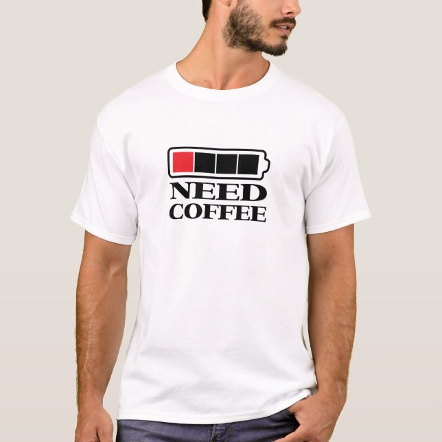 T-shirt do café da necessidade (Frente)