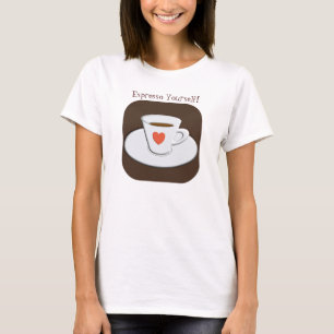T-shirt do café você mesmo