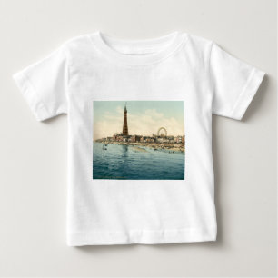 T-shirt Do cais central, Blackpool, Inglaterra