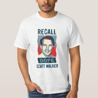 T-shirt do caminhante de Scott do aviso