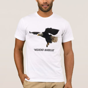 T-shirt Do "camisetas de Eagle do guerreiro fim de semana"