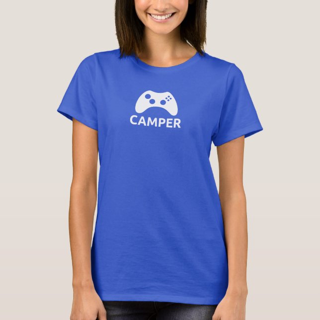 T-shirt do campista das mulheres (Frente)