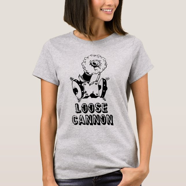 T-shirt do canhão fraco - mulheres (Frente)