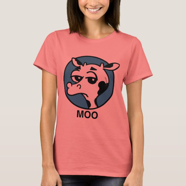 T-SHIRT DO CANTEIRO GRÁFICO DA MOO FUNNY (Frente)