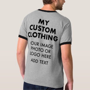 T-SHIRT DO CANTOR Personalizado - CINZAS