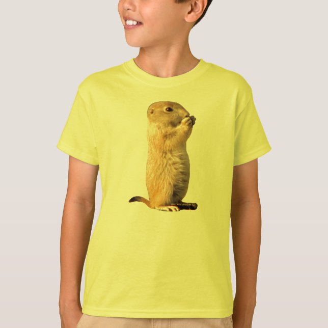 T-shirt do cão de pradaria (Frente)