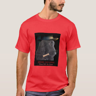 T-shirt do cão: O SPANIEL Dia-Lewis lá será Gru