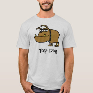 T-shirt do cão superior