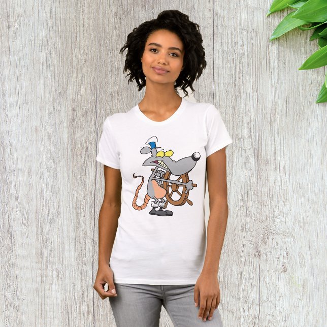 T-Shirt do Capitão de Rato Womens (Criador carregado)