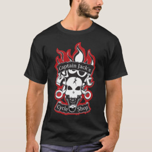 T-shirt do capitão Jaque Ciclo Comprar Escuro